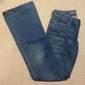 American eagle super flare jeans size 2 long